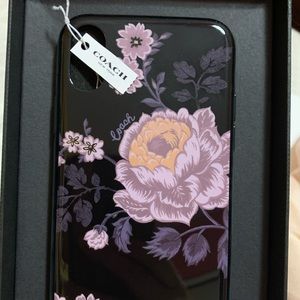Coach iPhone X floral case